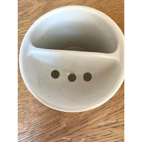 Vintage Train Motif Mustache Shaving Mug Porcelain Made In Japan Antique 4 Inche - Picture 2 of 9